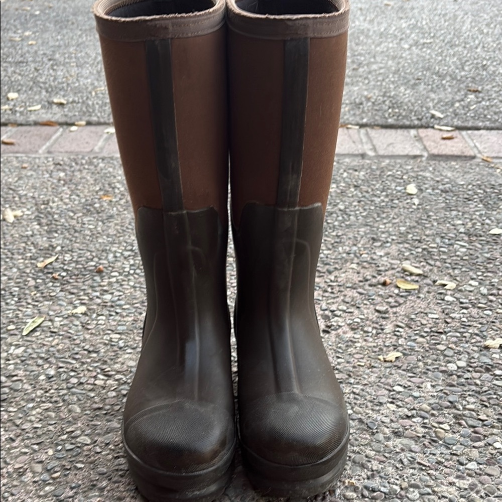Dry Code Men's or Youth Brown Rain Mud Waterproof Boots SIZE 5